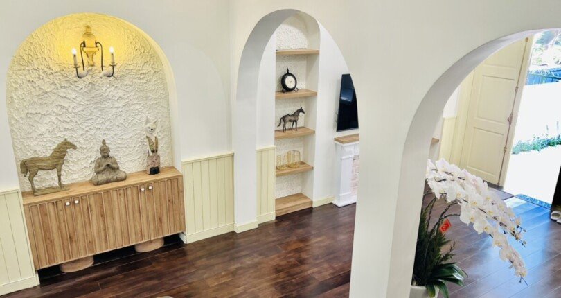 khong gian tang tret 810x430 - Cho thuê nhà biệt thự nguyên căn số 26 Mỹ Thái 1a Phú Mỹ Hưng Quận 7 t2/2024