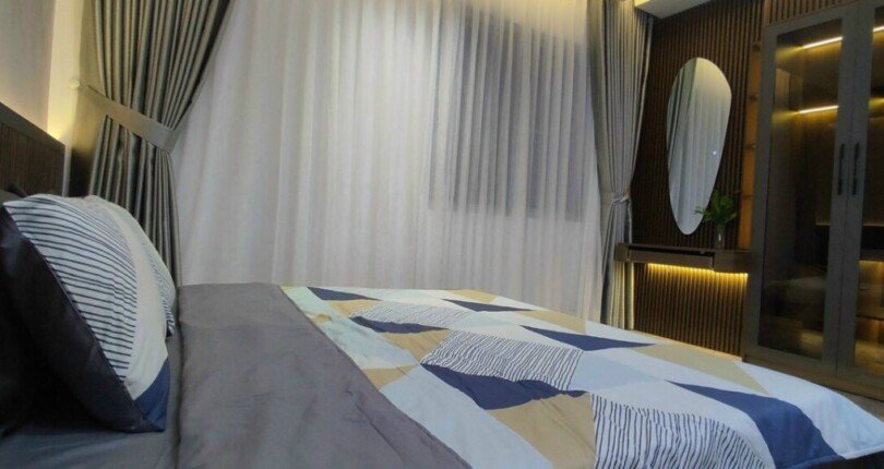 phong ngu can ho 4 810x430 - Giá mua bán căn hộ 135m2 có ban công Chung cư Happy Valley Quận 7 T2/2024