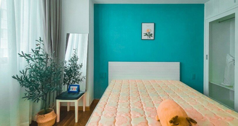 phong ngu can ho ban 9 810x430 - Bán căn hộ chung cư Green Valley , 89m2, giá 4.7 tỷ, nội thất đầy đủ, nhà đang có hợp đồng thuê.