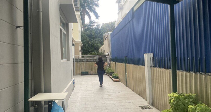 san vuon ben hong nha 2 810x430 - Cho thuê nhà nguyên căn ở và làm văn phòng đường Phạm Thái Bường Phú Mỹ Hưng T1/2024