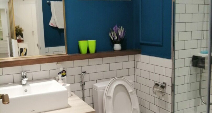 tollet can ho ban 810x430 - Bán căn hộ chung cư Scenic Valley 1, 133m2, giá 8.5 tỷ, nội thất đầy đủ, nhà đang trống xem nhà dễ.