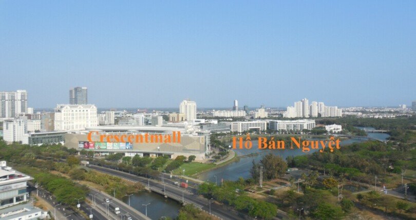 view can ho ban 1 810x430 - Giá mua bán căn hộ Chung cư Happy Valley Block A lầu cao view hồ Bán Nguyệt