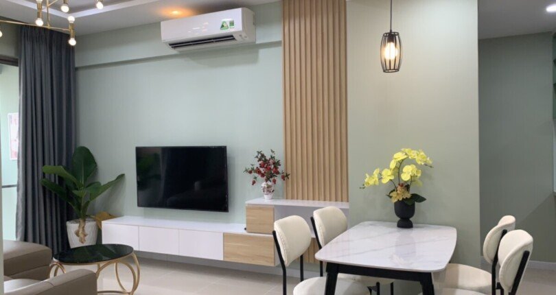 ban can ho saigon south 4 810x430 - Bán nhanh căn hộ đẹp tại Saigon South. DT 75m2 lầu cao- 2 Phòng-2wc- Nhà mới sửa 100%. Giá bán 4.190 Tỷ