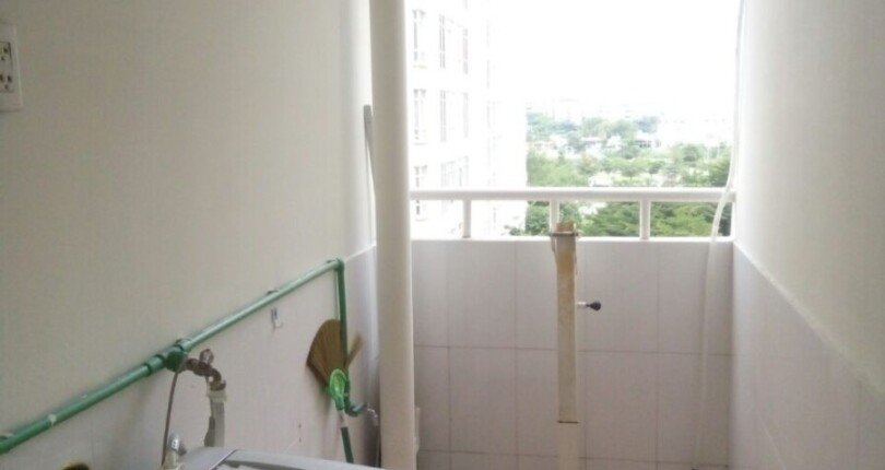 cho thue can ho sky garden 3 9 5 810x430 - Cho thuê căn góc sky garden 3. DT 74m2 nhà đẹp tone trắng view nội khu- 2 PN-2wc- Giá 14 Triệu/Tháng