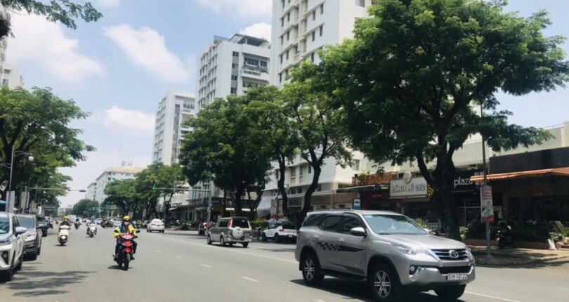 duong nguyen duc canh quan 7 810x430 - Giá cho thuê mặt bằng Phú Mỹ Hưng góc đường Nguyễn văn Linh và Nguyễn Đức Cảnh T3/2024
