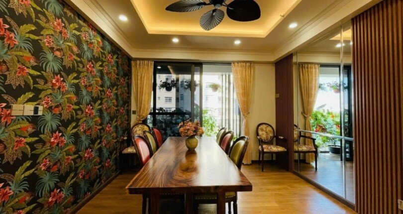 khong gian phong an trong can ho 810x430 - Giá mua bán cặp 2 căn hộ thông nhau Chung cư The Ascentia Phú Mỹ Hưng t2/2024