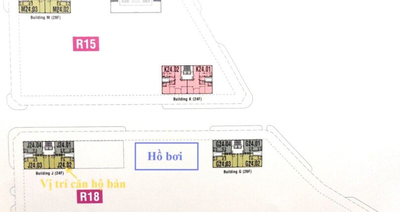 mat bang vi tri can ho ban 810x430 - Giá bán căn hộ vị trí 02 Chung cư Happy Valley Block K t3/2024