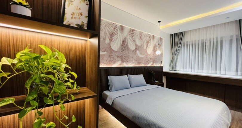 phong ngu can ho can cho thue tai chung cu my phat t3 2024 810x430 - Giá cho thuê căn hộ 3 phòng ngủ Chung cư Mỹ Phát Phú Mỹ Hưng T3/2024