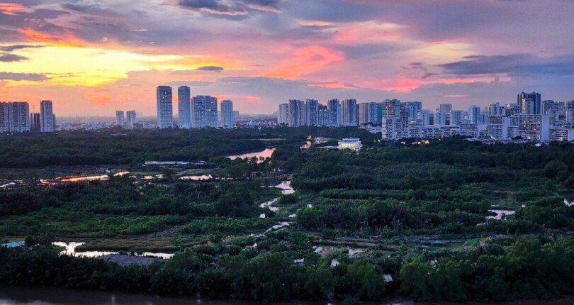 view can ho 810x430 - Giá mua bán căn hộ view sông chung cư Riverside Residence Quận 7 T2/2024