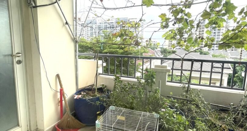 ban cong rong rai 810x430 - Giá mua bán căn hộ 3 phòng ngủ kiểu AC Chung cư Cảnh Viên 2 T3/2024