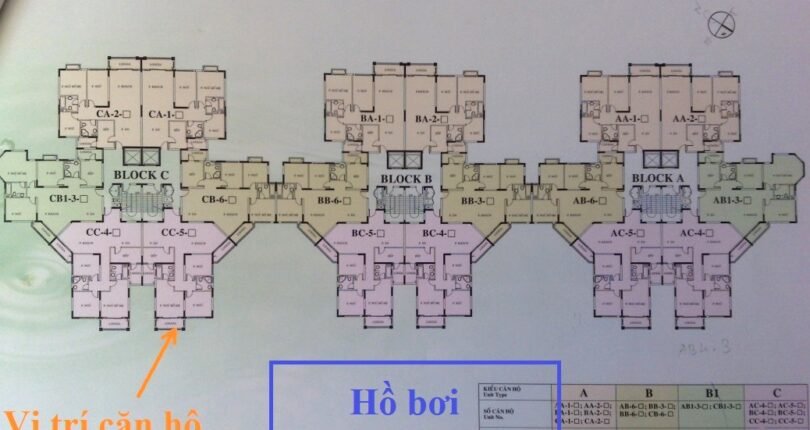 mat bang vi tri can ho ban 810x430 - Giá mua bán căn hộ CC5 Chung cư Green View Quận 7 T3/2024