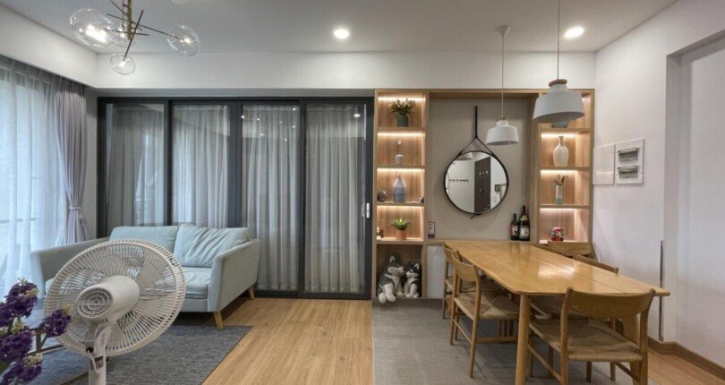 phong an can ho ban 1 810x430 - Bán căn hộ chung cư Happy Residences, 78m2, giá 4.3 tỷ, nội thất đầy đủ, nhà đang trống.