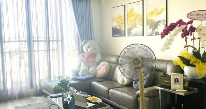 phong khach 4 810x430 - Giá mua bán căn hộ 2 phòng ngủ Block A Chung cư Green Valley Quận 7 T3/2024