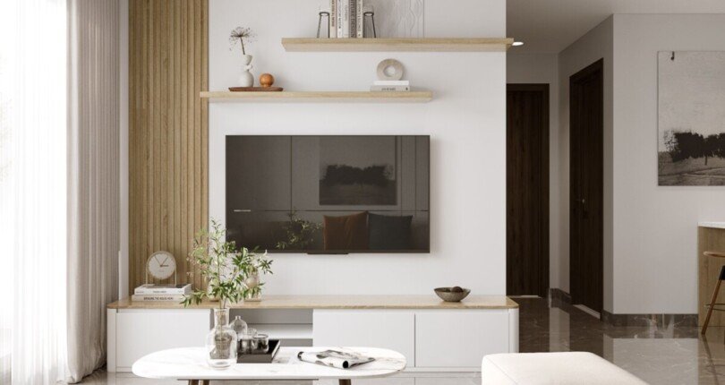 phong khach can ho ban 23 810x430 - Bán căn hộ chung cư cao cấp, Midtown The Peak, 80m2, giá 6.7 tỷ, nội thất đầy đủ, nhà có hợp đồng thuê ổn định.