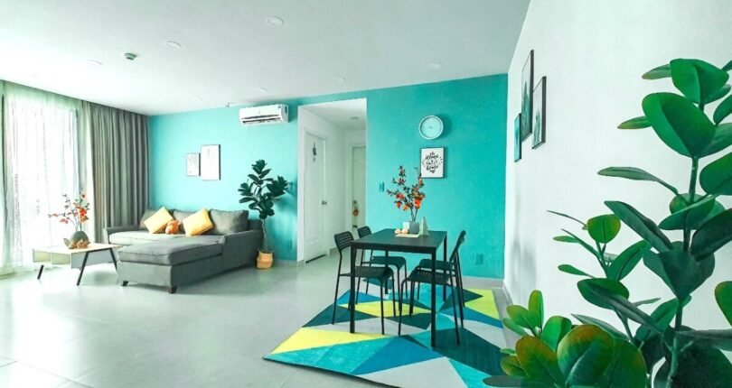 phong khach can ho ban 3 810x430 - Giá mua bán căn hộ 2 phòng ngủ Block C Chung cư Green Valley Quận 7 T3/2024