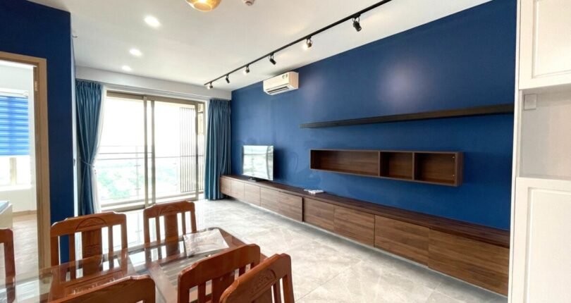 phong khach can ho cho thue 10 810x430 - Giá cho thuê căn hộ 2 phòng ngủ Chung cư Midtown m8 The Peark Quận 7 T4/2024