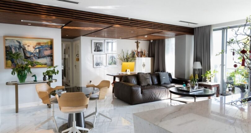 phong khhach can ho ban 810x430 - Giá mua bán căn hộ 3 phòng ngủ block B Chung cư Green Valley Quận 7 T3/2024