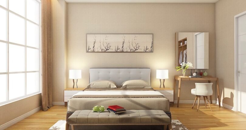 phong ngu can ho 810x430 - Bán gấp căn hộ R18 Chung cư Happy Valley, 100m2, đầy đủ nội thất, lầu cao, giá 5,2 tỷ
