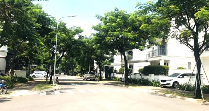 vi tri biet thu ban toa lac tren duong noi khu 810x430 - Giá mua bán nhà Biệt thự Khu dân cư Nine South Estates Nhà bè T3/2024