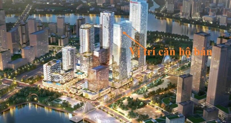 vi tri can ho 3 phong ngu ban 810x430 - Giá mua bán căn hộ 3 phòng ngủ tháp A Chung cư Eco Smart City Thủ Thiêm T4/2024