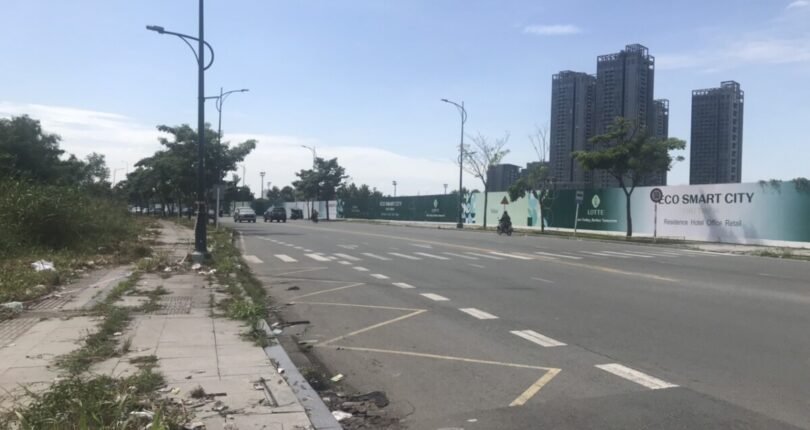 vi tri eco smart city tren duong to huu 810x430 - Giá mua bán căn hộ 3 phòng ngủ tháp A Chung cư Eco Smart City Thủ Thiêm T4/2024