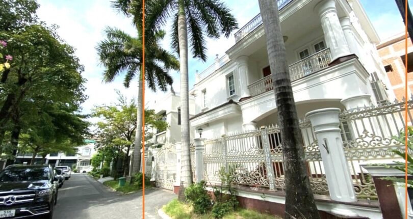 vi tri nha biet thu ban tren duong noi khu nam thong 3 quan 7 810x430 - Giá mua bán nhà Biệt thự đơn lập căn A53 Khu phố Nam Thông 3 Quận 7 T4/2024