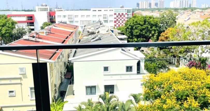 view phong khach can ho 4 810x430 - Giá mua bán căn hộ 3 phòng ngủ block 1c Chung cư Nam Khang Quận 7 T4/3024