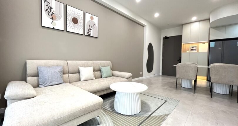 goc phong khach 810x430 - Giá thuê căn hộ 2 phòng ngủ Block B Chung cư The Antonia Phú Mỹ Hưng Quận 7 T4/2024