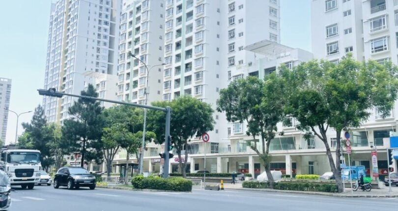 hinh anh chung cu riverside residence duong nguyen luong bang quan 7 810x430 - Giá mua bán căn hộ 3 phòng ngủ Block D view sông Chung cư Riverside Residence, Quận 7 T5/2024