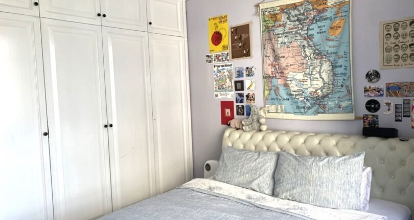 hinh anh phong ngu master 810x430 - Giá thuê căn hộ 3 phòng ngủ Block D view sông Chung cư Riverside Residence Quận 7 T4/2024