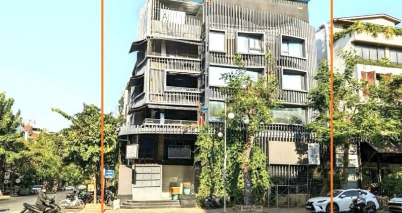 hinh anh toa nha ban 810x430 - Giá mua bán tòa nhà góc đường Bùi Bằng Đoàn và đường Cao Triều Phát Quận 7 T4/2024