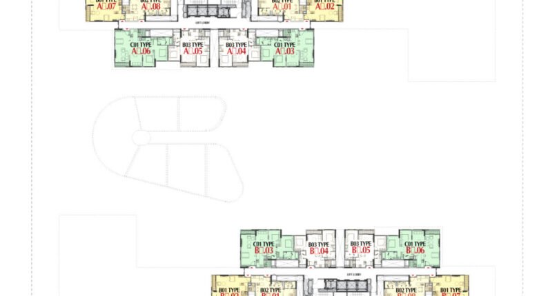 mat bang vi tri can ho ban 6 810x430 - Bán gấp căn hộ Cardinal Court, 76m2 đầy đủ nội thất cao cấp, giá 6,8 tỷ