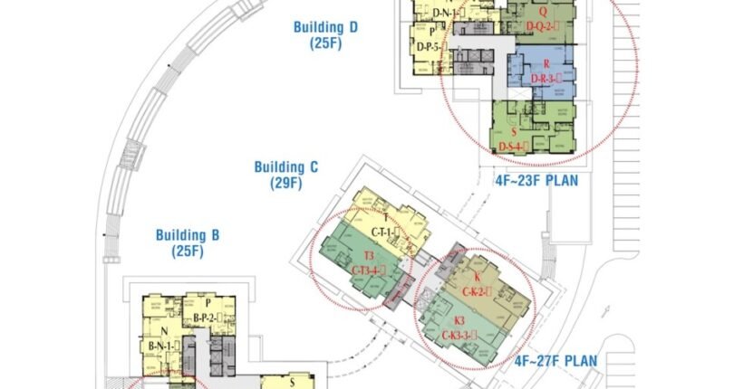 mat bang vi tri can ho ban 7 810x430 - Giá mua bán căn hộ 3 phòng ngủ Block D view sông Chung cư Riverside Residence, Quận 7 T5/2024