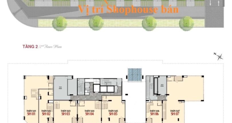 mat bang vi tri shophouse ban t4 2024 810x430 - Giá mua bán Shophouse Sh04 đường Nguyễn Lương Bằng Chung cư The Aurora Phú Mỹ Hưng Quận 7 T4/2024