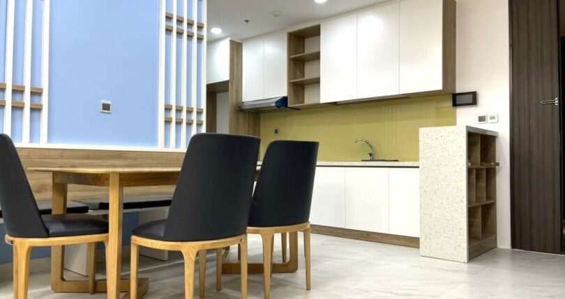 phong an va bep 1 810x430 - Giá mua bán căn hộ 2 phòng ngủ Block D Chung cư Midtown m7 Quận 7 T5/2024