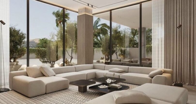 phong khach thiet ke hien dai nhieu anh sang tu nhien 810x430 - Giá mua bán nhà Biệt thự đơn lập số A05 Khu dân cư Sycamore Bình Dương T4/2024