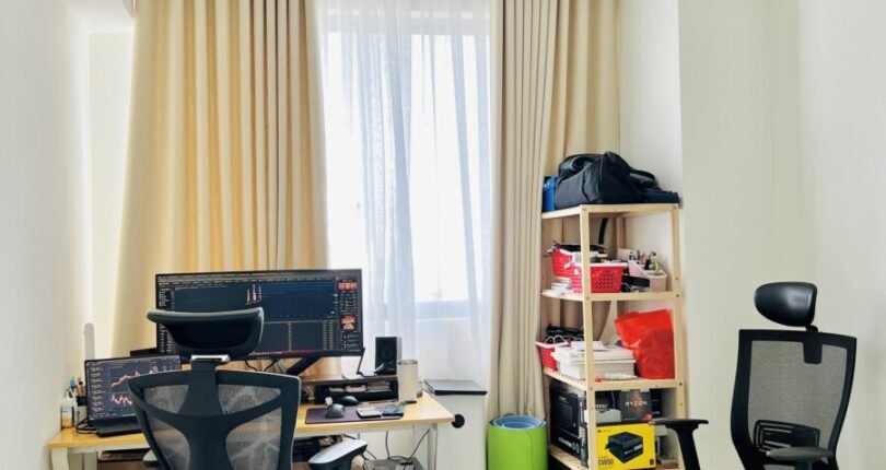 phong lam viec 810x430 - Giá mua bán căn hộ 2 phòng ngủ Block A Chung cư Green Valley Quận 7 t4/2024