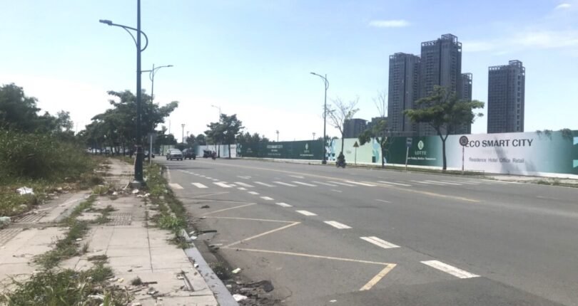 vi tri eco smart city tren duong to huu thu thiem tp thu duc 810x430 - Giá mua bán căn hộ 1 phòng ngủ block B Chung cư Eco Smart City Thủ Thiêm T5/2024