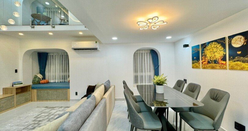 ban can ho duplex sky 1 1 810x430 - Bán nhanh căn hộ Duplex Sky Garden 1. Tổng diện tích 116m2- Nhà đẹp- 4 Phòng ngủ-2wc- Nội thất mới 100%. Giá 5.3 Tỷ