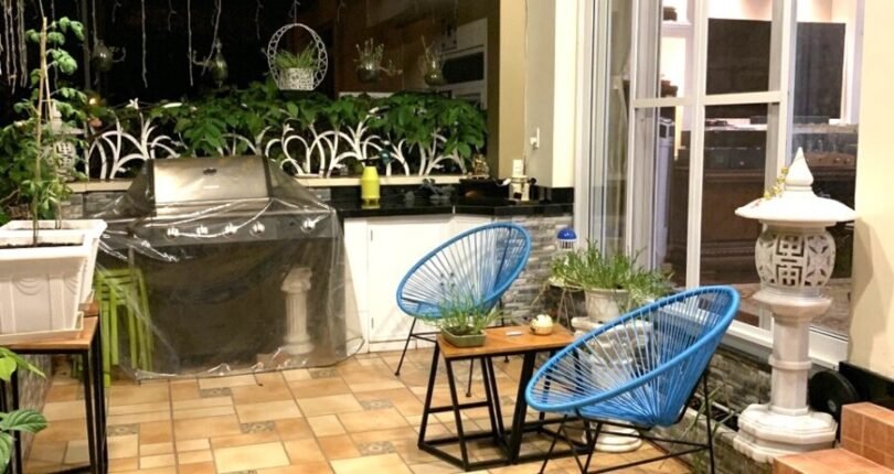 ban cong san vuon can ho ban 810x430 - Giá mua bán căn hộ Penthouse 4 phòng ngủ block B1 Chung cư Mỹ Tú 1 Quận 7 T6/2024