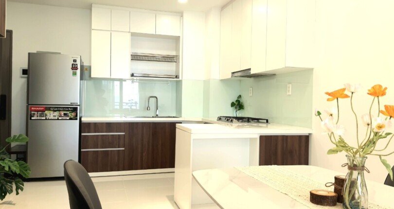 bep can ho ban 2 810x430 - Cho thuê căn hộ 02pn, chung cư Saigon south, giá 16tr/tháng, nội thất mới 100%.