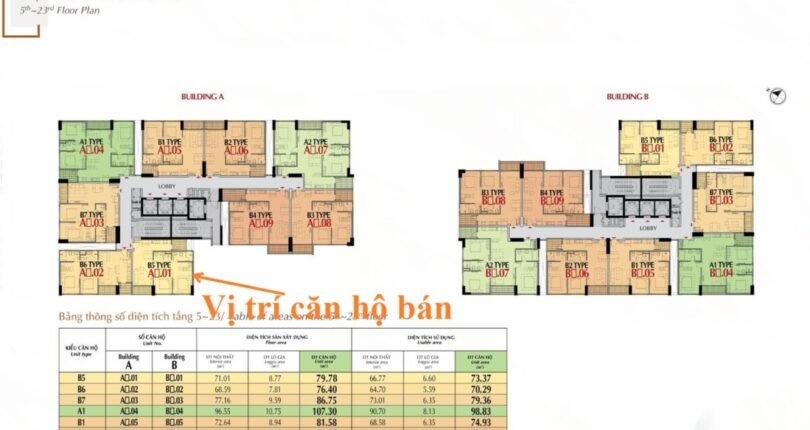 mat bang vi tri can ho ban 8 810x430 - Bán gấp căn hộ góc 2 phòng ngủ The Antonia Phú Mỹ Hưng Quận 7 giá rẻ