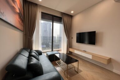 phong khach can ho cho thue 1 385x258 - Giá cho thuê căn hộ 2 phòng ngủ tháp W13 Chung cư Lumiere Riverside Quận 2 T5/2024