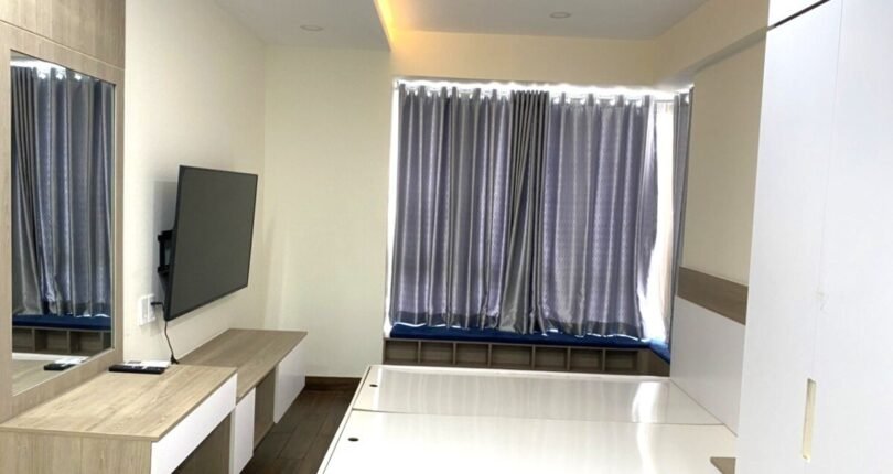 phong ngu lon 8 810x430 - Giá mua bán căn hộ 3 phòng ngủ Block C view biệt thự Chung cư Hưng Phúc Quận 7 t6/2024