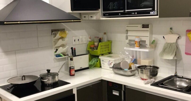 bep can ho cho thue 5 810x430 - Cho thuê căn hộ 03pn, chung cư Scenic Valley 1, giá 30tr/tháng, nội thất cao cấp, xem nhà dễ.