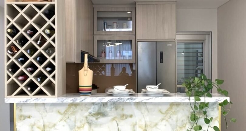 bep op da tu nhien 810x430 - Giá mua bán căn hộ 2 phòng ngủ số 06 Block B Chung cư Midtown m6 Quận 7 T6/2024