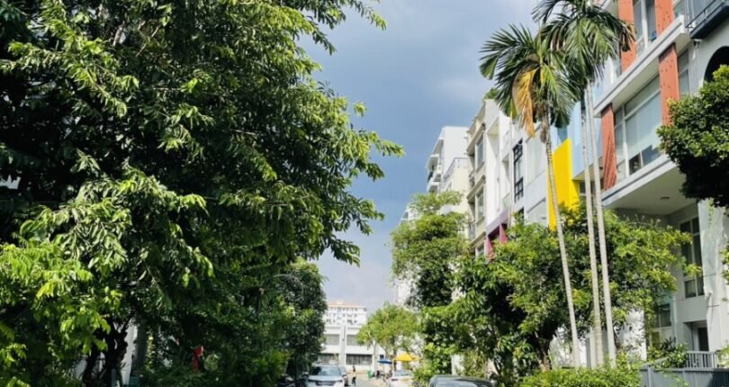 duong noi khu my toan 2 810x430 - Giá mua bán nhà Biệt thự nguyên căn góc đường Nội Khu Mỹ Toàn 2 Quận 7 t6/2024