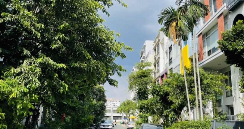 duong noi khu my toan 2 quan 7 810x430 - Giá mua tòa nhà nguyên căn mặt đường nội khu Mỹ Toàn 2 Quận 7 T6/2024