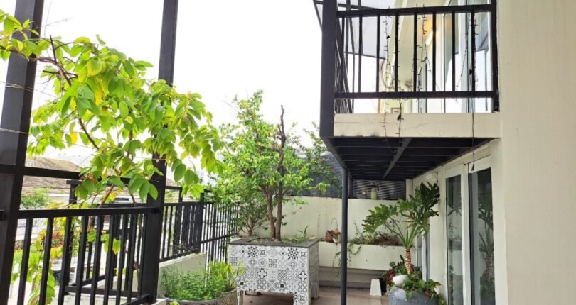 goc can vuon 810x430 - Giá mua bán Penthouse Block J Chung cư Hưng Vượng 1 Quận 7 T6/2024