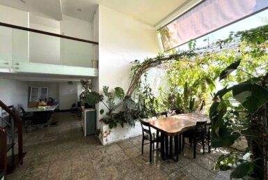 khong gian ban tra 385x258 - Giá mua bán căn hộ Lofthouse có sân vườn Khu dân cư Phú Hoàng Anh Nhà Bè T6/2024